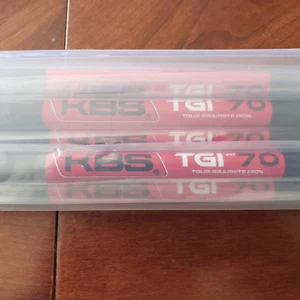 New $520 Lightweight KBS TGI 70 R+ 5-PW 6 Shafts .370 Parallel PXG Regular Plus - Picture 1 of 2