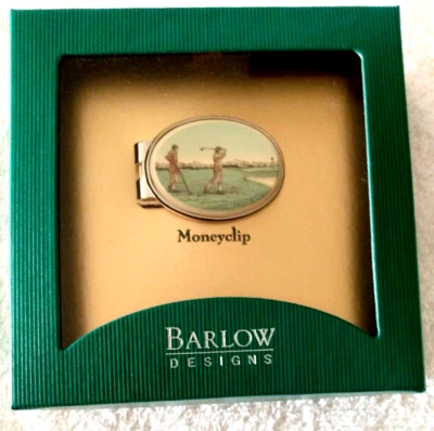 NUEVO tema de golf con clip para dinero Barlow Designs Foto 1 de 3
