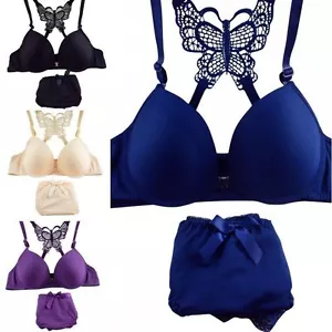 Reggiseno push up donna lingerie taglia small farfalla anteriore chiuso reggiseni sottofilo - Foto 1 di 26
