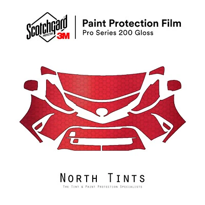 Kit de sutiã transparente Toyota Prius V 2015-2017 3M PRO PreCut filme de proteção de pintura PPF - Imagem 1 de 4