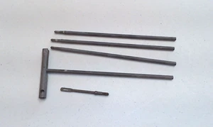 US Military Issue 5 Piece 5.56 .223 Cal Small Arms Rifle Gun Cleaning Rod Set - Picture 1 of 1