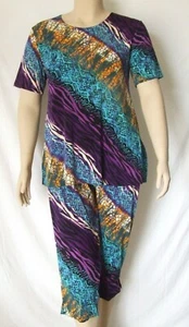 Reise Strick Capri Set, A-Linie SS, Neu, Jostar Stretchy Bügelfrei Poly/Span #182 P - Bild 1 von 1