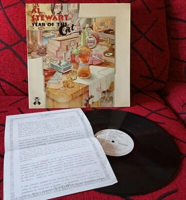 AL STEWART ** Year Of The Cat ** RARE 1976 Spain PROMO LP w/ IINFO SHEET - Image 1 of 4