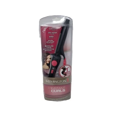 Remington Curling Wand Wrap and Go Curls For Instant Curls CI52W1 - Black - Image 1 of 4