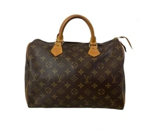 LOUIS VUITTON Monogram Speedy 30 Hand Bag LV Auth M41526 #4 - Picture 1 of 9