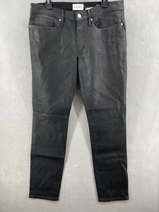 Pantalones de mezclilla con montura para hombre 33 Noir recubiertos L Homme ajustados negros LMHKB009C PRECIO DE VENTA SUGERIDO POR EL FABRICANTE $258,00 - Imagen 1 de 12