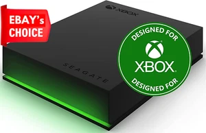 Xbox Game Drive Portable External Hard Disk Drive with RGB LED Lighting, 2TB, Bl - Picture 1 of 12