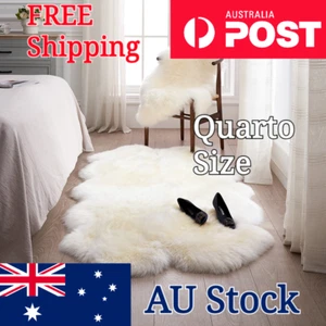 Australian Genuine Sheepskin Lambskin Quarto size wool Rug - Picture 1 of 6