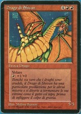 Shivan Dragon (BB 1994) Revised (ITALIAN) HEAVILY PLD CARD (185888) ABUGames