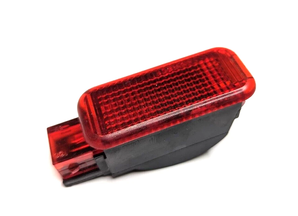 Luz de advertencia de puerta reflector lente roja lámpara de cortesía para 98-15 Audi A4 A6 Q7 S4 Foto 1 de 2