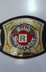 EDGE SPINNER WORLD HEAVYWEIGHT WRESTLING CHAMPIONSHIP 4MM BELT (Replica) - Picture 1 of 11