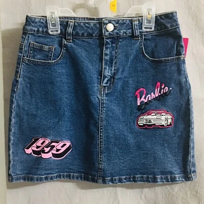 Falda vaquera elástica lavada oscura BARBIE para niña talla: 12- nueva con etiquetas Foto 1 de 4