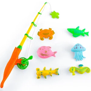 Magnetic Fishing Toys Game Set for Kids | Bathtub Toy for Age 3 4 5 6 Year - Picture 1 of 13