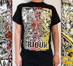 Vash the Stampede Hand screen printed T-Shirt - Picture 1 of 11