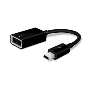 Adaptador OTG Mini USB b macho a USB hembra para coche/MP3/M - Imagen 1 de 4