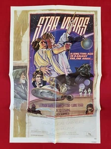 STAR WARS * 1977 ORIGINAL MOVIE POSTER 1SH STYLE D DARTH VADER SKYWALKER NM-M - Bild 1 von 10