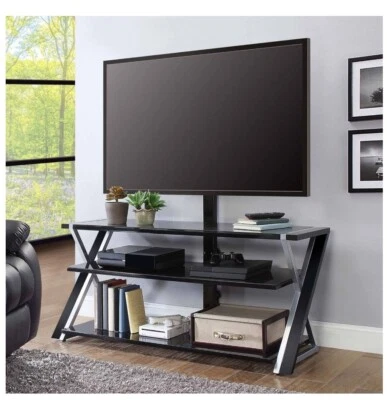 Soporte de televisión Whalen Xavier 3 en 1, negro Foto 1 de 4