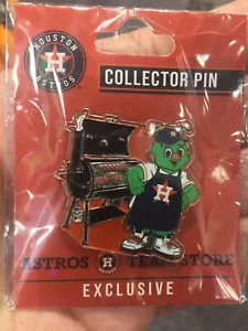 2025 Houston Astros Orbit BBQ Pit Pin - Picture 1 of 2