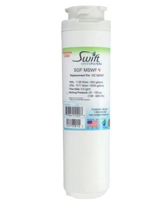 GE MSWF 101820A Kenmore 469914 Comparable Refrigerator Filter SGF-MSWF Rx - Image 1 of 4