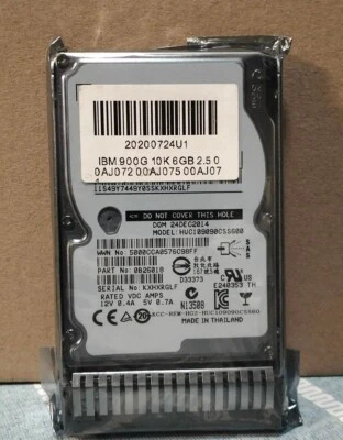 server hard disk M5 900G 10K 6GB SAS 2.5 00AJ072 00AJ075 00AJ071 - Image 1 of 4