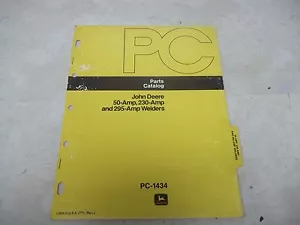 John Deere 50-Amp, 230-Amp, & 295-Amp Welders Parts Catalog PC-1434 - Bild 1 von 1