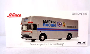 Schuco Mercedes Martini Racing Renntransporter Porsche Maßstab 1:43 Truck OVP - Bild 1 von 4