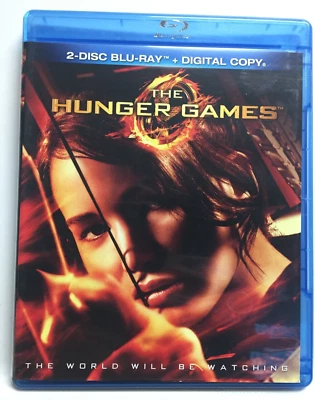 The Hunger Games (Blu-ray,2012,2-Disc Set) Jennifer Lawrence,Not a Scratch! USA! - Image 1 of 4