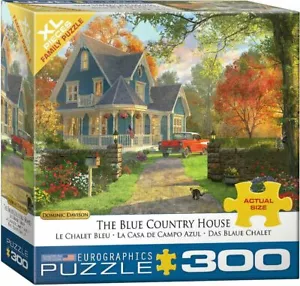 EuroGraphics The Blue Country House by Dominic Davison 300-Piece Puzzle - Picture 1 of 1