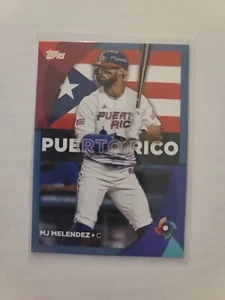 2023 Topps Series 2 World Classic Insert MJ Melendez #WBC51 Blue Parallel Royals - Picture 1 of 2