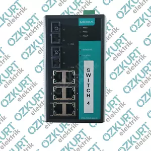 MOXA EDS-508A-MM-SC ETHERNET SWITCH MOXA EDS508AMMSC industrial switch - Picture 1 of 5