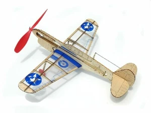Kit Modelo Guillows Balsa Banda de Goma Alimentado Volador Segunda Guerra Mundial P-40 Warhawk - Imagen 1 de 2