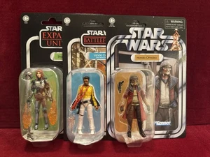 Star Wars Vintage Sammlung VC173 Hondo VC101 Shea Vizla VC238 Lando TVC LOT 3 - Bild 1 von 12