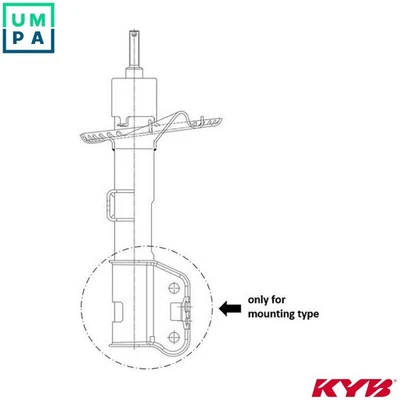 SHOCK ABSORBER 3358032 FOR VW CALIFORNIA/T5/Camper/T6 TRANSPORTER/Van/Bus 2.0L - Image 1 of 4