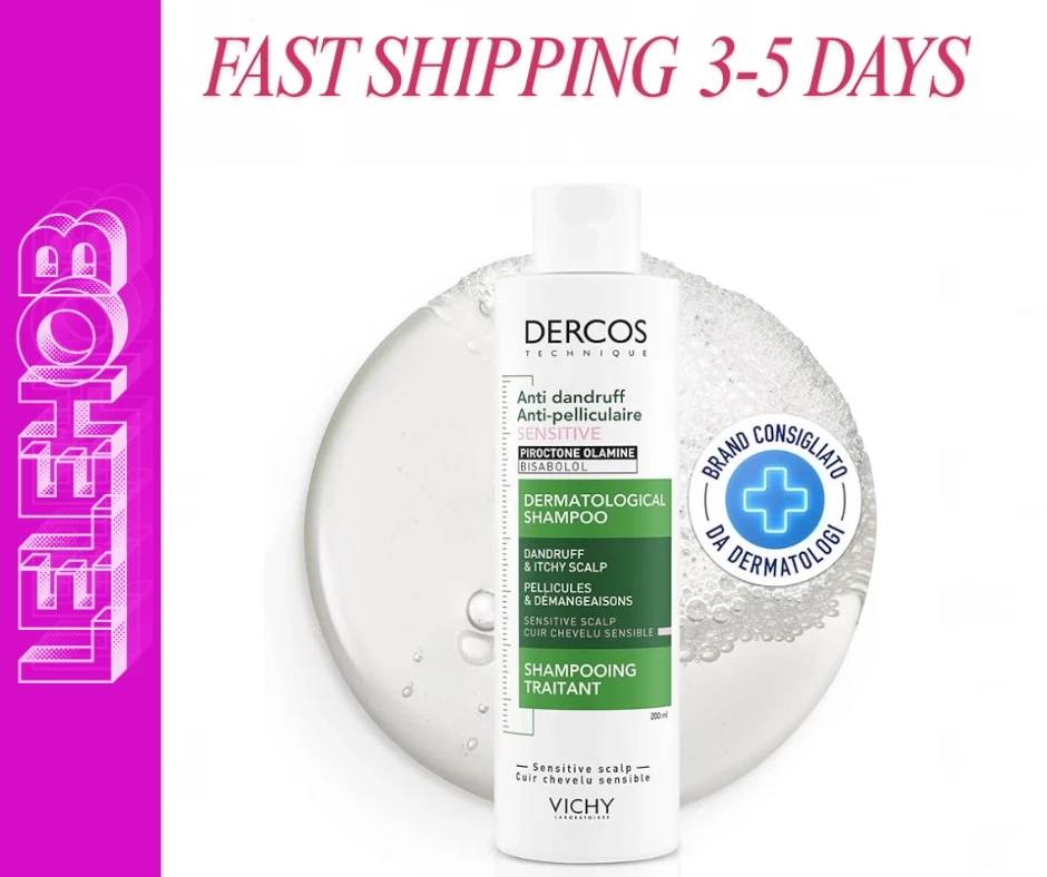 ⭐ENVÍO RÁPIDO⭐ Champú Anticaspa Vichy Dercos para Cabello Graso 200 ml Foto 1 de 1