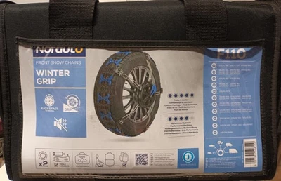 2 Chaînes neige composite frontales NORAUTO WINTER GRIP F110 - Imagen 1 de 2