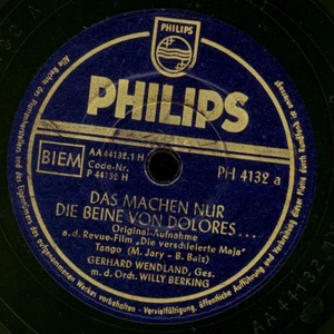 GERHARD WENDLAND Das machen nur die Beine von Dolores / Maja... Schellack S9060 - Picture 1 of 2