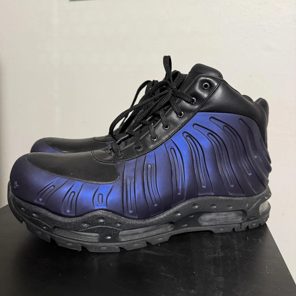 Botas Nike ACG para Hombres Negras Púrpura Air Max Cúpula de Espuma Foamposite Berenjena Talla 14 Foto 1 de 4
