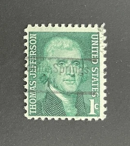 Bonita Springs, Florida Type 843 Precancel - 1 cent Jefferson - U.S. #1278 - FL - Picture 1 of 1