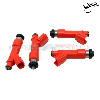 Juego de 4 inyectores de combustible para Toyota Corolla 1998-2008 1,8 L Yaris 1,5 L 1001-87F90 Foto 1 de 4