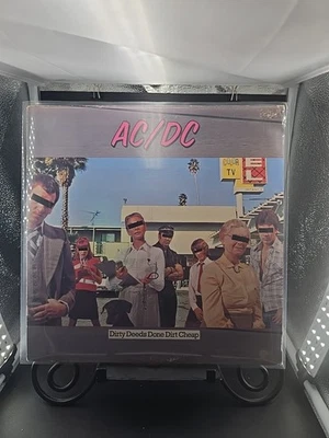 AC/DC Dirty Deeds Done Dirt Cheap 1981 LP Atlantic SD16033 Specialty Reissue VG+ Foto 1 de 4