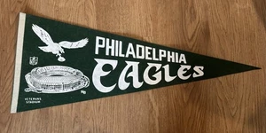 Vintage 1970er Filz Philadelphia Eagles Football Veteranen Stadion Wimpel 30" neuwertig - Bild 1 von 6
