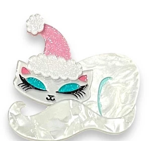 Christmas Cat Nap by Miss Fluff x Lipstick & Chrome - Picture 1 of 2
