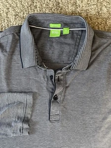 HUGO BOSS GREEN LABEL MENS LONG SLEEVE POLO SHIRT Sz XL - Picture 1 of 4