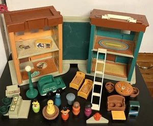 1974 Fisher Price #938 Sesame St Playset - mostly complete VG - Picture 1 of 6