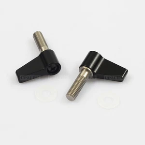 2x Thumb Knob M6 20mm Lever Screw f ARRI Rosette Lock DSLR Rig Follow Focus Cage - Picture 1 of 5