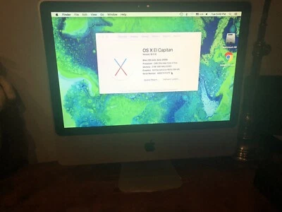 Apple iMac 20" - Intel Core 2.66GHz 2x1 GB 320GB MB417LL/A Desktop - Image 1 of 4