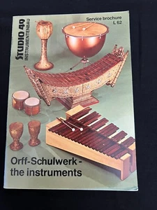 1976 Studio 49 Instrumentenbau Orff-Schulwerk Service Brochure L 62 - Imagen 1 de 7