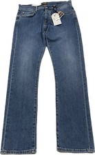 C.O.F. Studio M2 Regular Comfort Organic Indigo Washed Blue Denim Jean 33 NWT