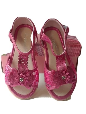 Sandalia con flores de encaje Via Pinky Jana niñas pequeñas talla 7. Plumín Foto 1 de 4
