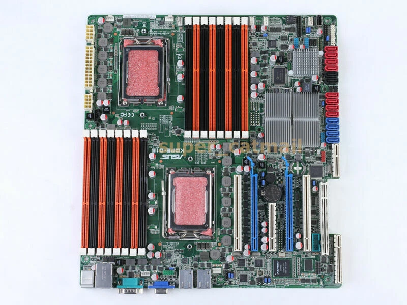 ASUS KGPE-D16 Socket G34 Motherboard AMD SR5690 workstation server DDR3 ECC VGA - Image 1 of 4